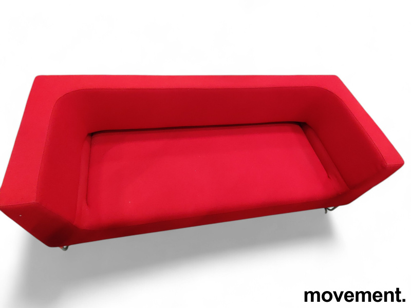 Loungesofa i rød ullmix  fra LK - 3 / 5